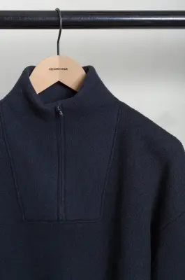 Arpenteur – CAM FELTED SWEATER – MIDNIGHT — photo 2
