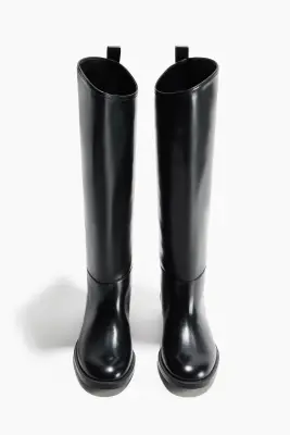 Bottes de hauteur genou - Noir — photo 2