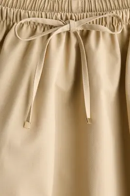 Jupe évasée - Beige — photo 4
