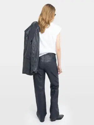 Pantalon Evy Cuir — photo 2