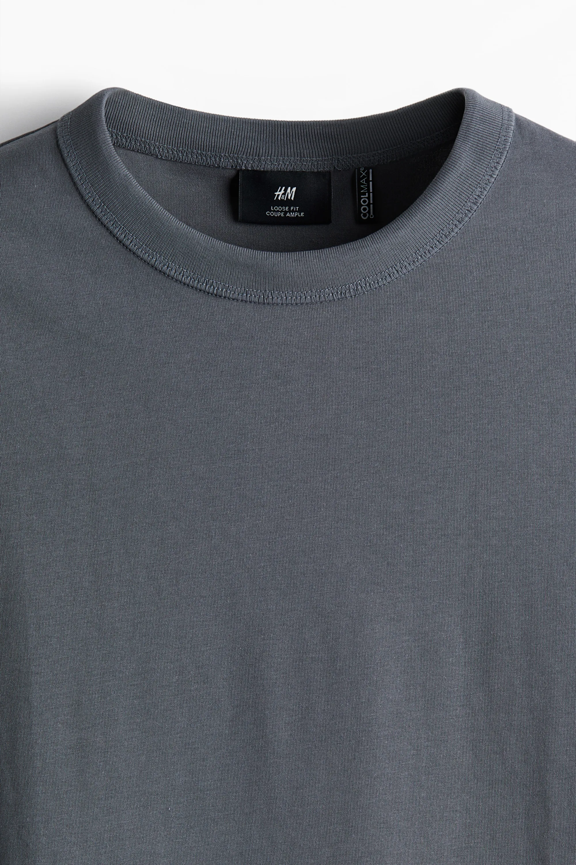T-shirt COOLMAX® Loose Fit - Gris foncé