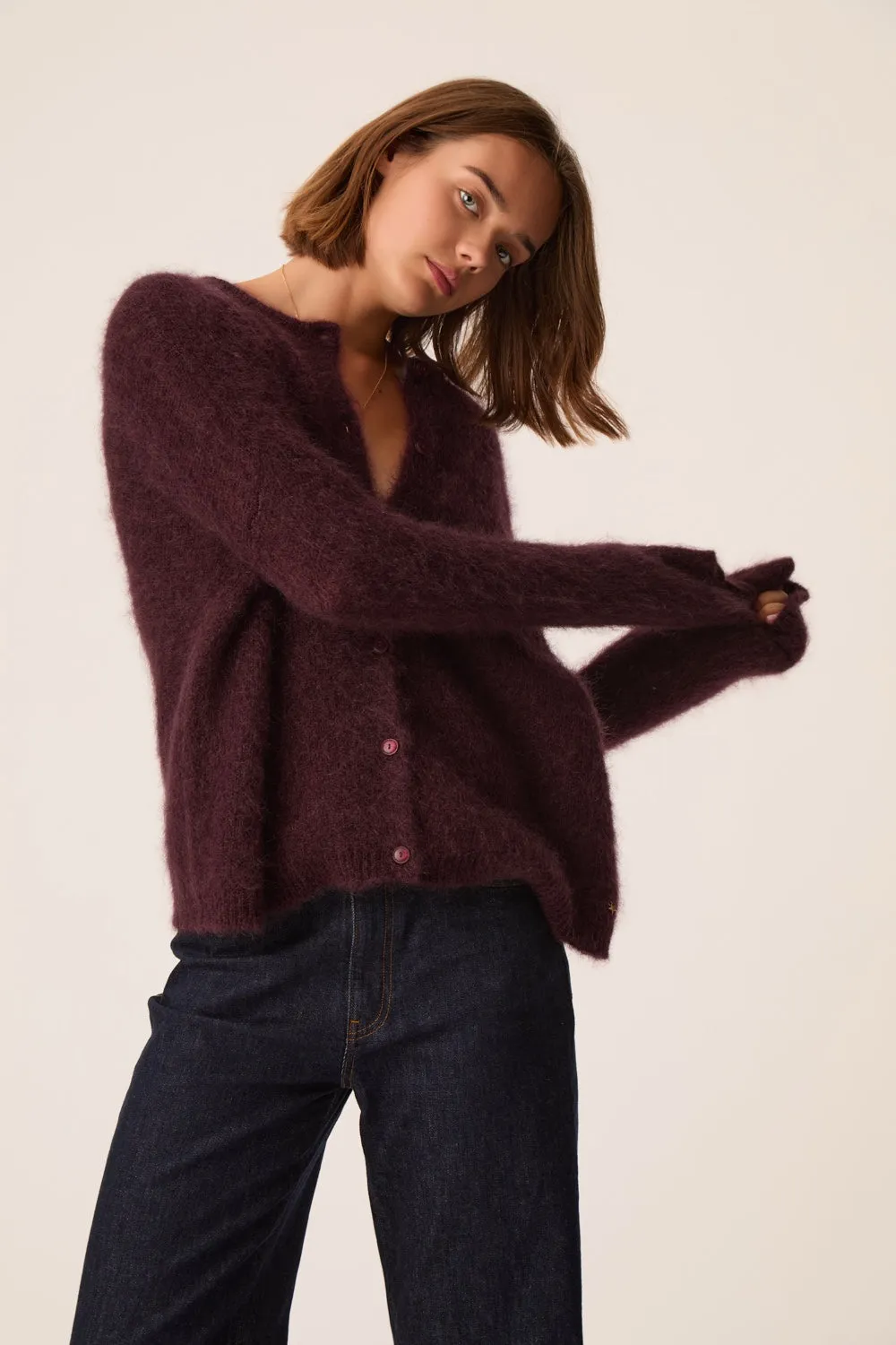 Gilet Bea Prune