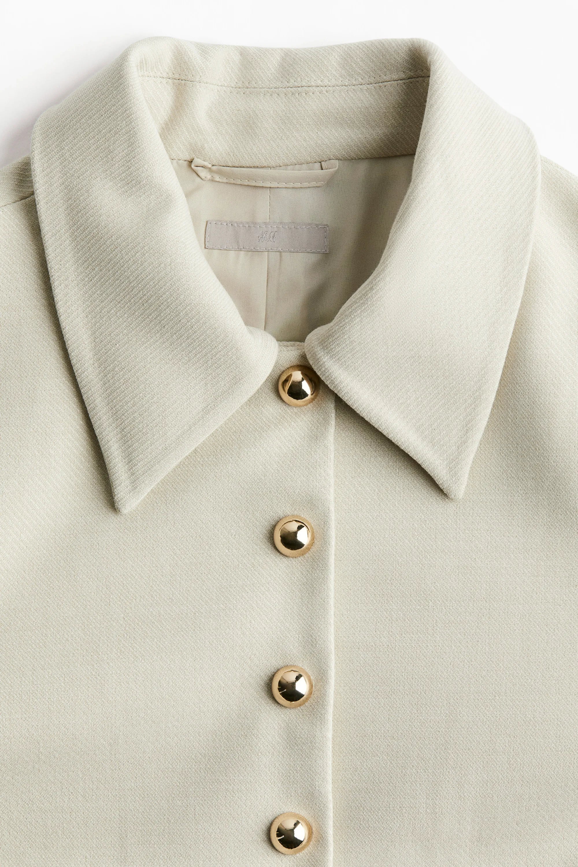 Veste en twill - Beige clair