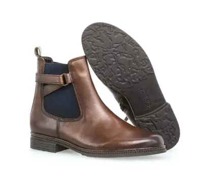 Bottines Gabor 94.670.36 Marron Cognac - Cuir Zip Grande Pointure Femme — photo 5