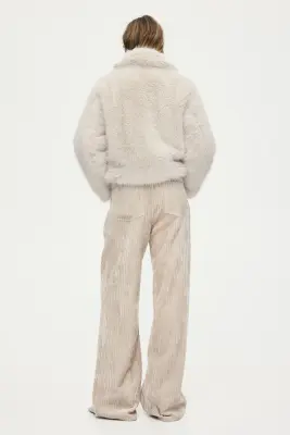 Veste avec col - Crème — photo 3