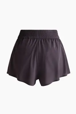 Short de sport superposé avec poche - Prune — photo 5