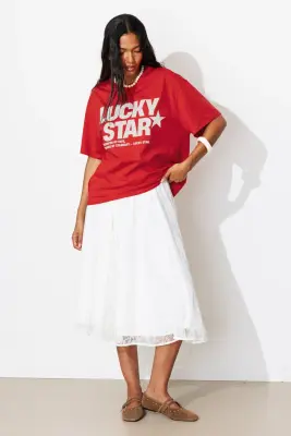 T-shirt à message lucky star — photo 5
