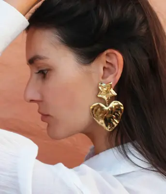 Caprice Paris – Boucles d’oreilles Narcisse — photo 4
