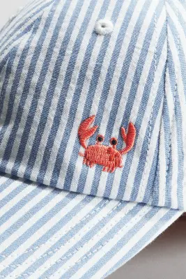 Casquette avec motif - Bleu/crabe — photo 2