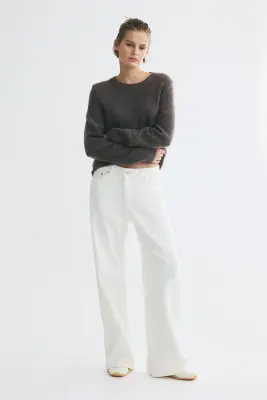 Pull ajusté - Taupe foncé — photo 1