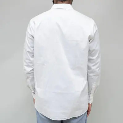 Chemise Jules popeline blanche homme — photo 3