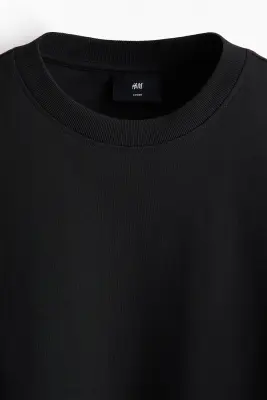 T-shirt Oversized Fit - Noir — photo 5
