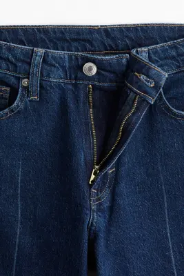 Petite Length Flared High Jeans - Bleu denim foncé — photo 2