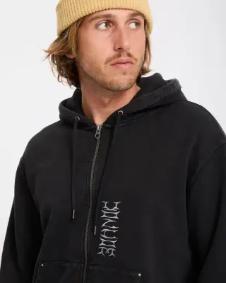 Sweatshirt Volcom studder zip – Black — photo 5