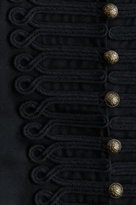 Veste en twill de coton - Noir — photo 4