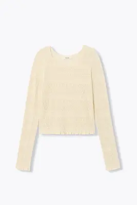 Pull en maille dentelle Femme — photo 1