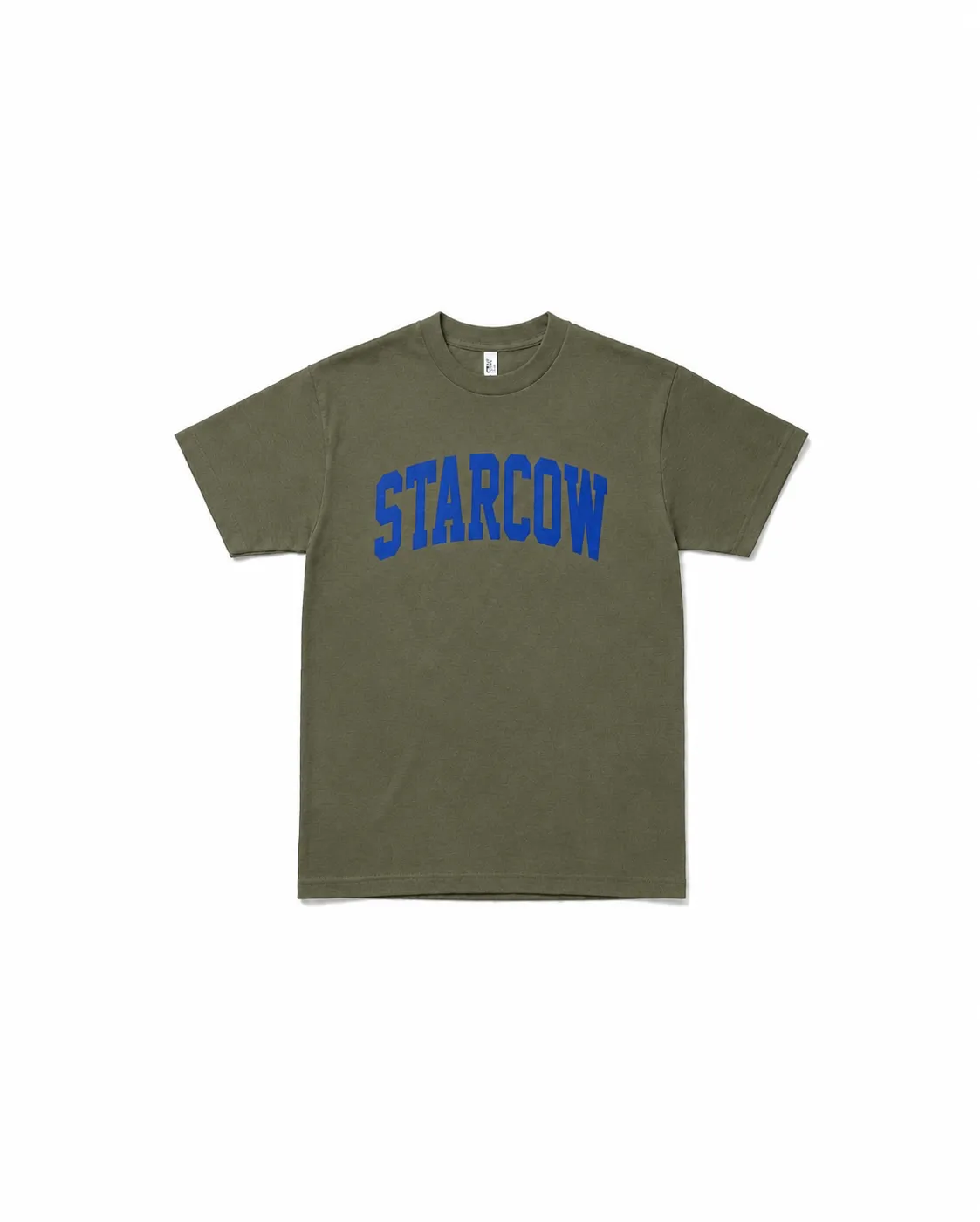College Tee Olive Cobalt