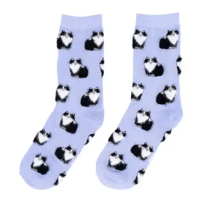 Chaussettes Chat Noir & Blanc Coucou Suzette — photo 5