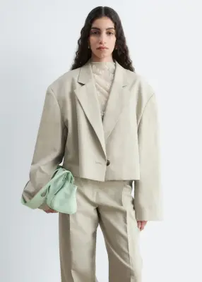 Blazer court oversize - Beige — photo 1