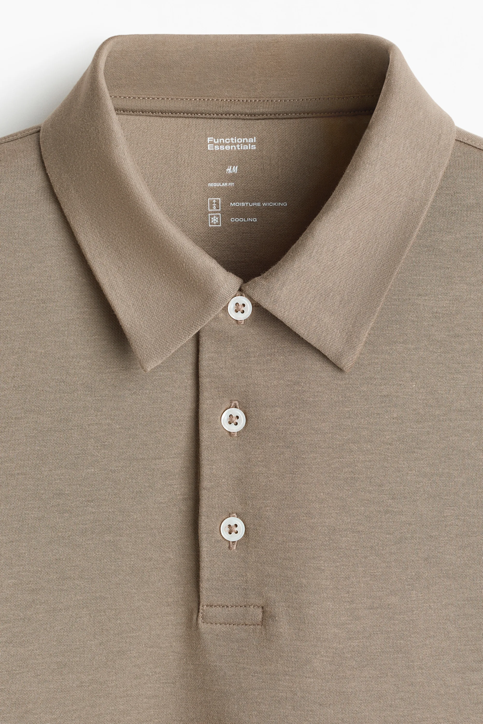 Polo Cooling Regular Fit - Beige