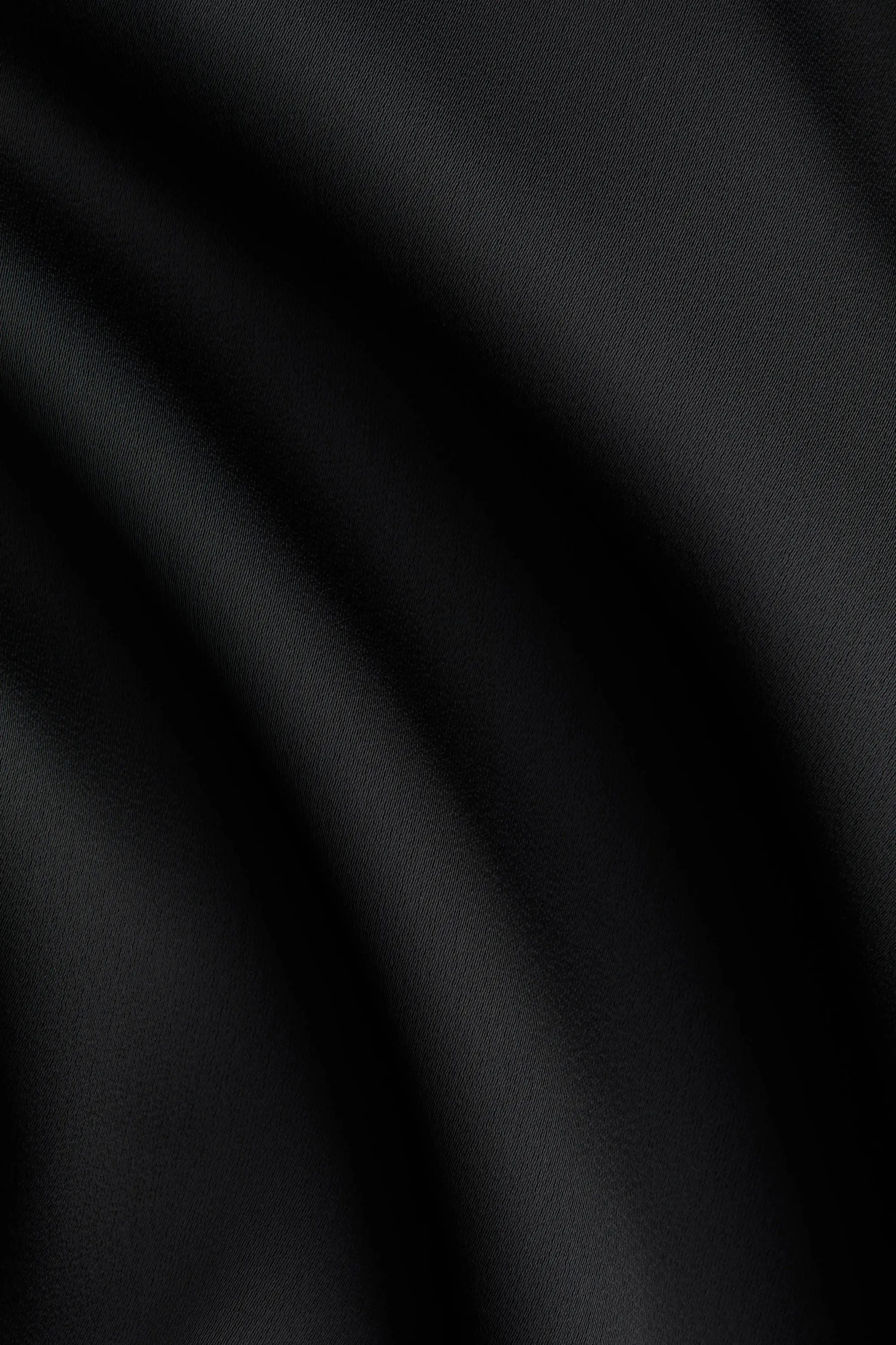 Jupe maxi en satin - Noir