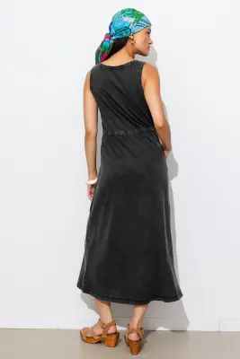 Robe-débardeur unie Femme — photo 4