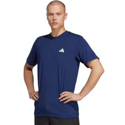 ADIDAS TEE SHIRT STRETCH GRANDE LONGUEUR Marine — photo 1