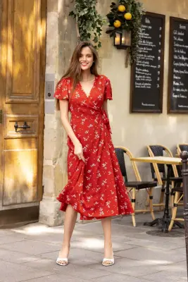 Arlette Wrap Dress — photo 1