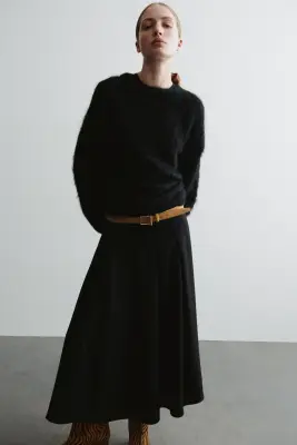 Ceinture en cuir - Beige — photo 2