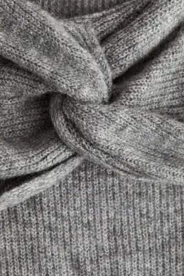 Pull épaules nues - Gris chiné — photo 4