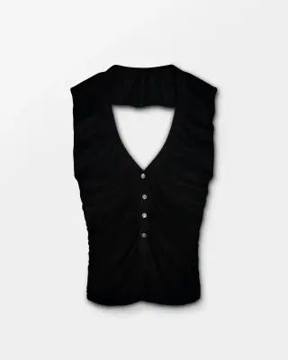 Linen Button Top — photo 2
