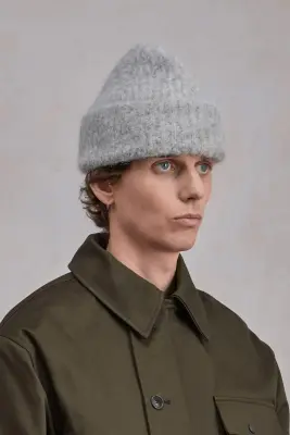 Alpaca Beanie - Gris Chiné — photo 2