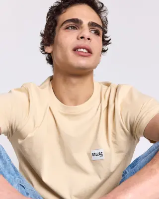 Tee shirt Martel jaune pâle — photo 1