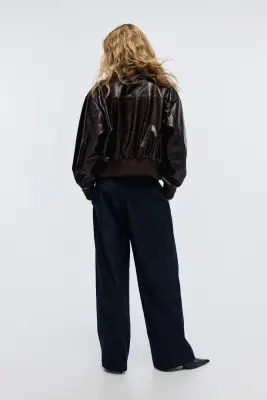 Wide Regular Jeans - Bleu denim foncé — photo 3