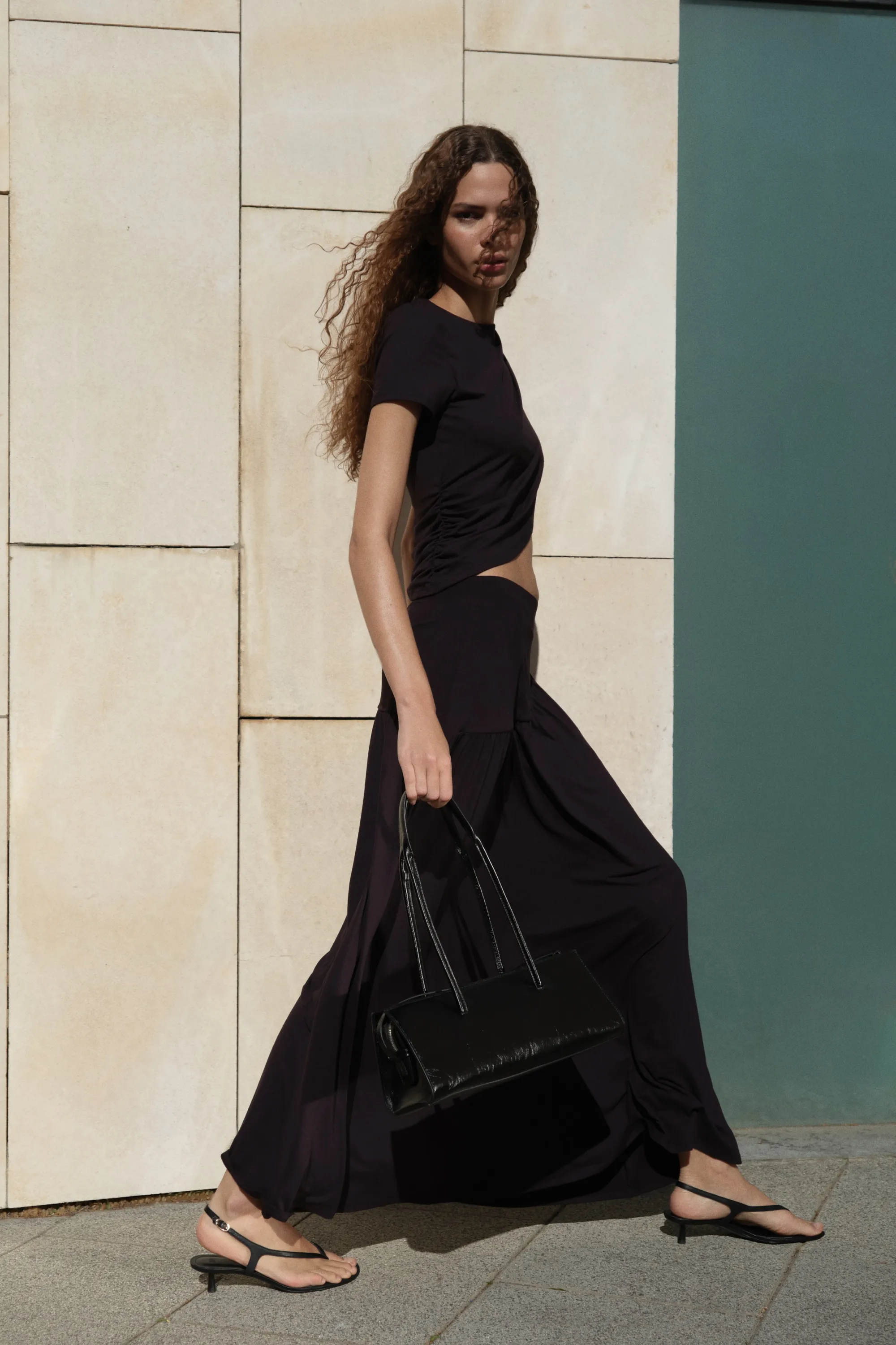 Jupe maxi - Noir