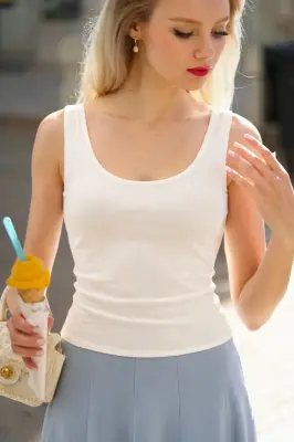 Violet Stretch Top — photo 2