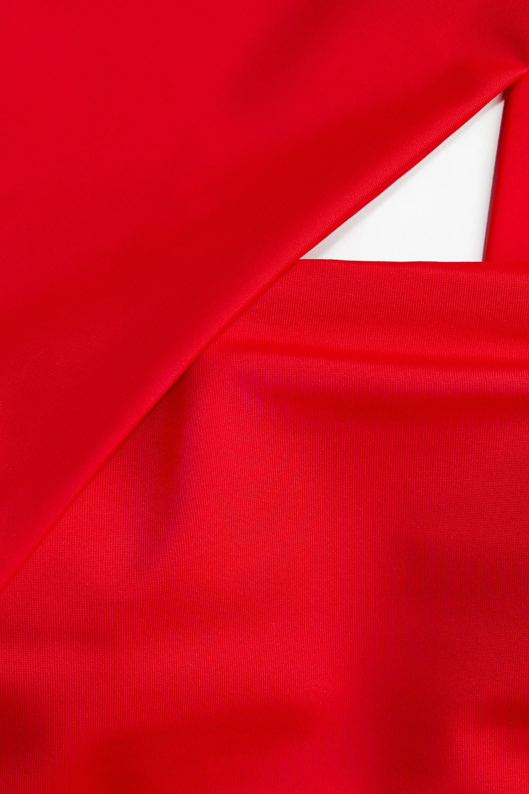 Maillot de bain asymétrique paddé - Rouge