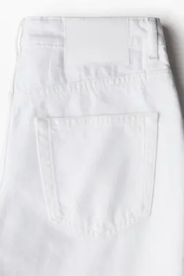 Short Bermuda en denim - Blanc — photo 2