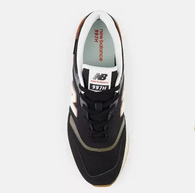 NEW BALANCE CM997 Noir Orange — photo 5
