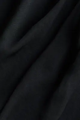Robe à encolure bateau avec détails à nouer - Noir — photo 3