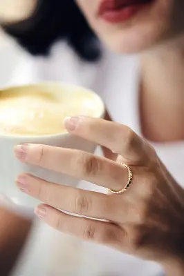 BAGUE REINE - Or jaune 18 carats — photo 4