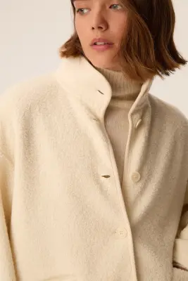 Veste Maille Zlavina Creme — photo 4
