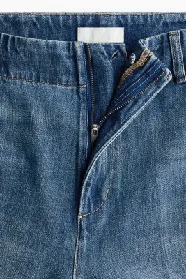 Straight High Jeans - Bleu denim — photo 4