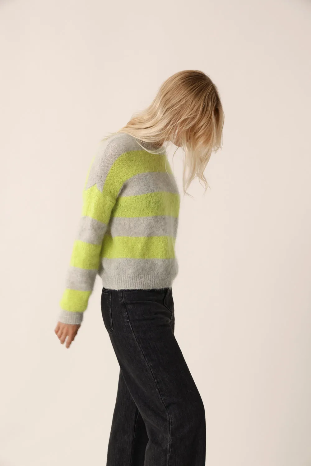 Pull Banelle Gris Chine/Luciole