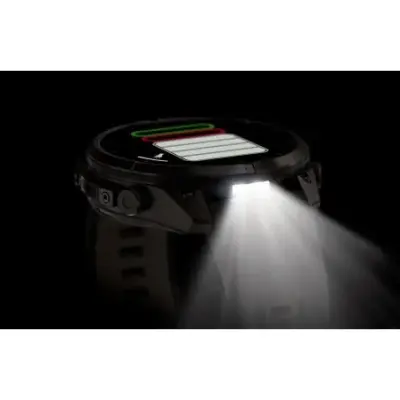 Garmin Fenix 9 Pro InReach amoled 47mm Sapphire Titane Carbon Gray DLC bracelet noir/gris galet 010-04336-11 — photo 5