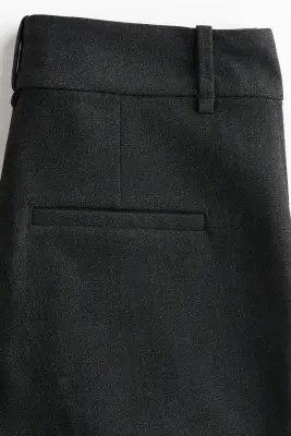 Pantalon chic en twill - Gris foncé — photo 4