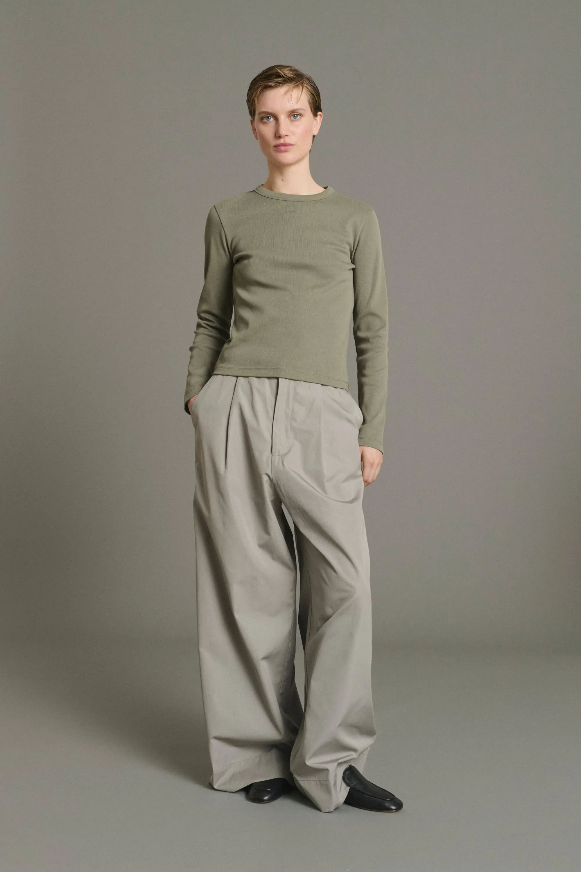 TEE-SHIRT FLAVIE VERT DE GRIS