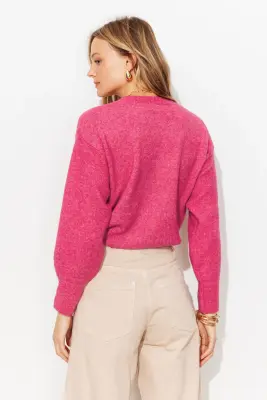 Cardigan enrichi en laine — photo 4