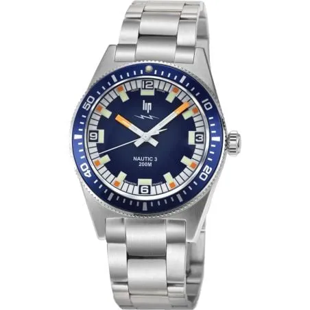 Lip Nautic 3 Quartz 200m 39mm 671862