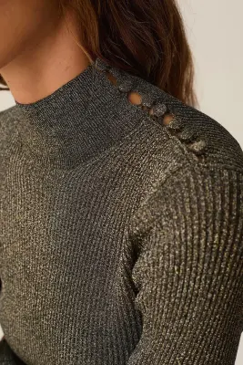 Pull Agaton Lurex Silver — photo 2